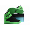 supra sneakers high tops green black - kid supra tk society