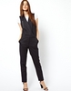 Jumpsuit in Premium Pinstripe