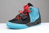 Men Air Yeezy 2 South Beach Black/Varsity Red - Glow In Dark