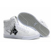 Supra Vaider TUF White Leather Skate Shoe-Men's