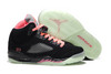 Glow Shoes Womens Colorways Metallic Silver and Pink/Black Nike Jordan 5