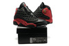 Retro Nike Jordan 13 Black/Red Big Size Sneakers Release (Detailed Look)