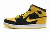 retro white yellow big size air jordan i shoes