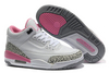 Jordan 3 White Cement/Grey-Pink Nike Womens Size Shoes