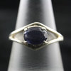 Серебряное кольцо с иолитом