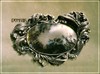 рошь - серебро, пейзажный агат или  моховый агат, филигрань