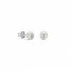 Серьги Sterling silver TOUS Bear earrings with 6mm. - 1/4" freshwater cultured pearls. Bear: 4,5mm. - 3/16".