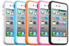 Бампер для iPhone 4s (голубой или фиолетовый)