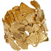 Еще один: Gold-Plated Ginkgo Feather Cuff by Aur&#233;lie Bidermann