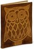 Owl Embossed Tan Italian Leather Journal