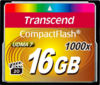 Transcend Compact Flash CF 16GB 1000x TS16GCF1000