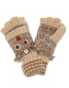 перчатки-митенки с блестками из  Accessorize