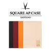 Moldir SQUARE SAFFIANO AP.CASE wine or tan