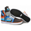 Supra Skytop II High Tops Chocolate/Grey/Blue Men's