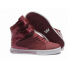 Supra TK Society High Tops Red/White Women's