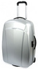 Маленький пластиковый чемодан Samsonite (ручная кладь) яркого цвета НА 4(!) колесиках:)