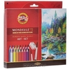 Цветные карандаши Koh-I-Noor "Mondeluz", акварельные, 72 цвета