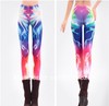 Women HARAJUKU Plux Size Gym Leggings High Waist Neon Candy Colour Yogo Sport Zipper Pants