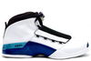 Men White/Black/College Blue Training Shoes - Jordan XVII Original OG