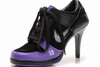 purple black low heels nike dunks for women