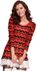 D-SUN New Women's Autumn Long Stripe Knit Dress