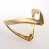 gold wishbone ring
