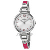 Fossil Georgia Three Hand Stainless Steel And Leather Watch - Pink Es3258