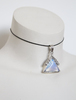 Witchcraft Triangle Clear Moonstone Pendant