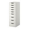 ALEX  - White Drawer unit with 9 drawers