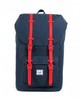 рюкзак LITTLE AMERICA BACKPACK Navy/Red Rubber