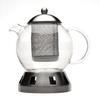 Прозрачный заварочный чайник со свечкой