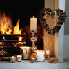 Candle holders for fireplace