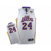 Kobe Bryant #24 White Los Lakers Jersey Purple Yellow Number