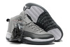 Leather Retro Nike Jordan 12 Sale with Cool Grey and Stuff Black and White Mens