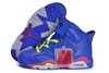 Air Jordans VI 6 (GS) Retro Shoes For Women Royal Blue - Neon Green Neon Pink