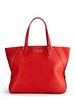 DKNY Saffiano large tote, red