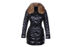 Moncler Women Safran Down Coat Black