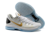 White and Gold Nike KD 5 Elite Athletic Trainers Mens