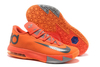 New Sports Sneakers KD 6 in Colorways Total Orange/Armory Slate