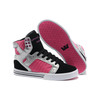 Supra Silver Black Skytop Chad Muska Women Sneakers