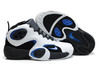 Mens Nike Air Flight One Nrg Orlando Whie and Black Blue Basketball Sport Shoes