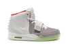 Air Yeezy 2 White/Wolf Grey-Red Nike Womens Size Shoes