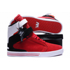 Kid Red and White and Black Supra Tk Society High Tops Footwear