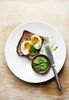 toasts+eggs+pesto