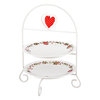 Hutschenreuther, 'Gift Series Christmas Treats' Etagere Frame for 2 Plates h: 35 cm