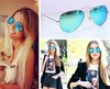 Очки Ray Ban зелено-голубые