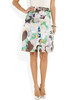 MICHAEL VAN DER HAM Printed silk-blend organza skirt