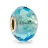 Trollbeads Голубая призма (Light Turquoise Prism)