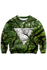 ROMWE Double Season Forest Print Long-sleeved Sweatshirt