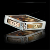 9K Gold and Sterling Silver Kabbalah Ring